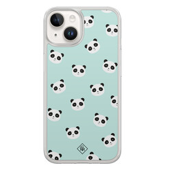Casimoda iPhone 14 hybride hoesje - Panda print