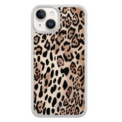 Casimoda iPhone 14 hybride hoesje - Golden wildcat