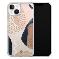 Casimoda iPhone 14 hybride hoesje - Abstract dots