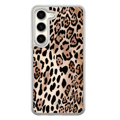 Casimoda Samsung Galaxy S23 hybride hoesje - Golden wildcat