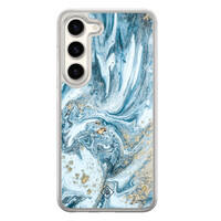 Casimoda Samsung Galaxy S23 hybride hoesje - Marble sea