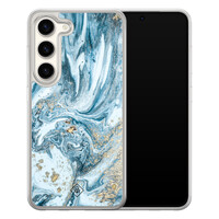 Casimoda Samsung Galaxy S23 hybride hoesje - Marble sea