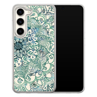 Casimoda Samsung Galaxy S23 hybride hoesje - Mandala blauw