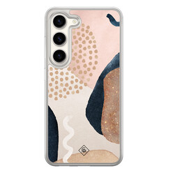 Casimoda Samsung Galaxy S23 hybride hoesje - Abstract dots