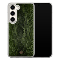 Casimoda Samsung Galaxy S23 hybride hoesje - Snake mix