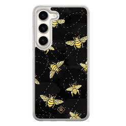 Casimoda Samsung Galaxy S23 hybride hoesje - Bee happy