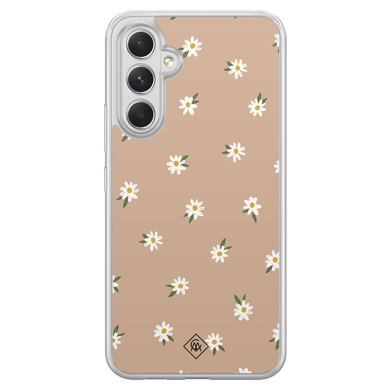 Casimoda Samsung Galaxy A54 hybride hoesje - Sweet daisies