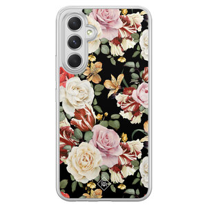 Casimoda Samsung Galaxy A54 hybride hoesje - Flowerpower
