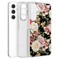 Casimoda Samsung Galaxy A54 hybride hoesje - Flowerpower