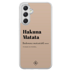 Casimoda Samsung Galaxy A54 hybride hoesje - Hakuna matata