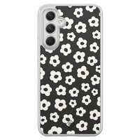 Casimoda Samsung Galaxy A54 hybride hoesje - Retro bloempjes