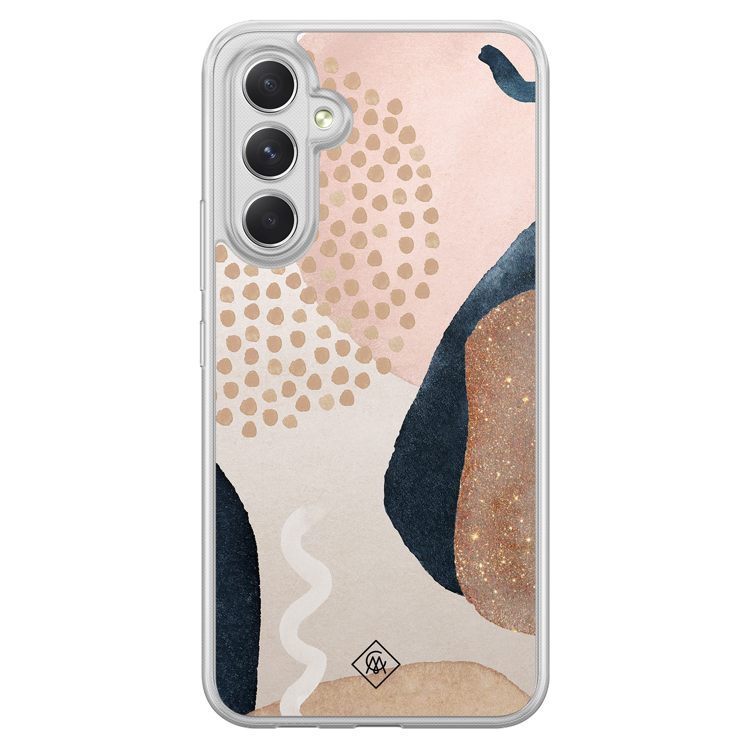 Samsung Galaxy A54 hybride hoesje - Abstract dots