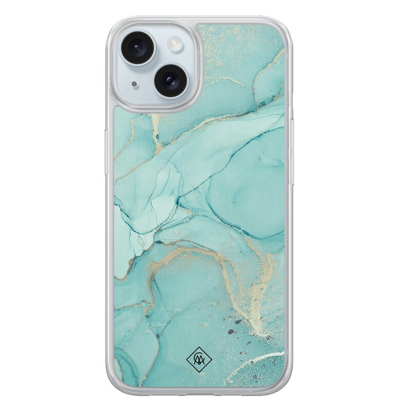 Casimoda iPhone 15 hybride hoesje - Touch of mint