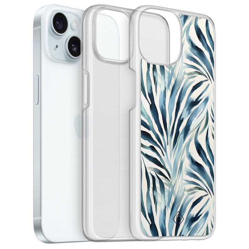 Casimoda iPhone 15 hybride hoesje - Japandi waves