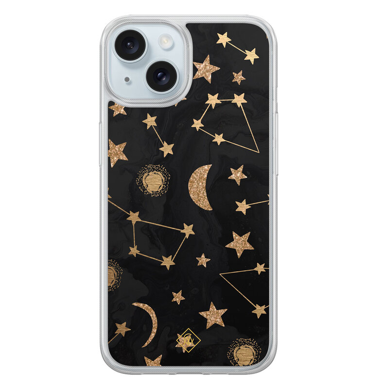 Casimoda iPhone 15 hybride hoesje - Counting the stars