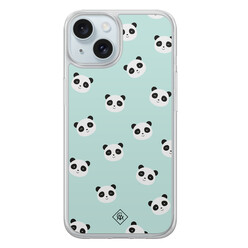 Casimoda iPhone 15 hybride hoesje - Panda print