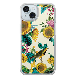 Casimoda iPhone 15 hybride hoesje - Sunflowers