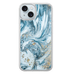 Casimoda iPhone 15 hybride hoesje - Marble sea