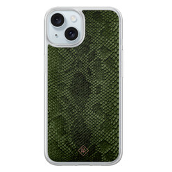 Casimoda iPhone 15 hybride hoesje - Snake mix