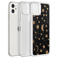 Casimoda iPhone 11 hybride hoesje - Counting the stars
