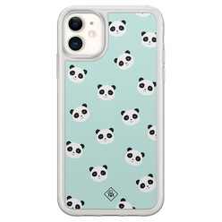 Casimoda iPhone 11 hybride hoesje - Panda print