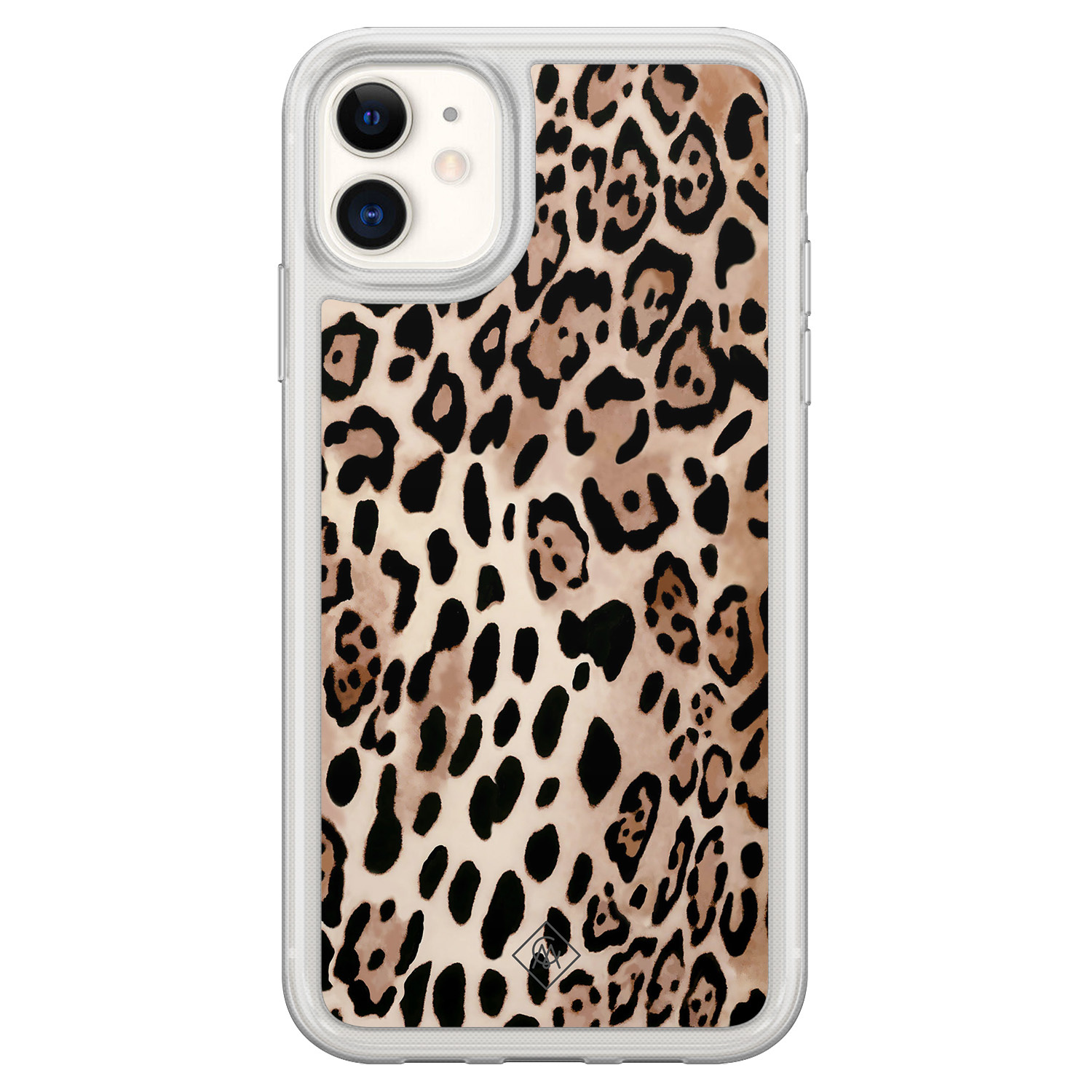 iPhone 11 hybride hoesje - Golden wildcat