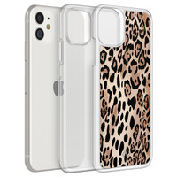 Casimoda iPhone 11 hybride hoesje - Golden wildcat