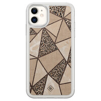 Casimoda iPhone 11 hybride hoesje - Leopard abstract