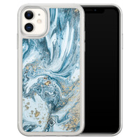 Casimoda iPhone 11 hybride hoesje - Marble sea