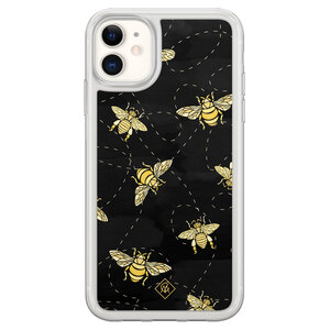 Casimoda iPhone 11 hybride hoesje - Bee happy