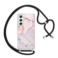 Casimoda Samsung Galaxy A54 hoesje met koord - Purple sky