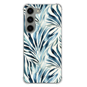 Casimoda Samsung Galaxy S23 siliconen shockproof hoesje - Japandi waves