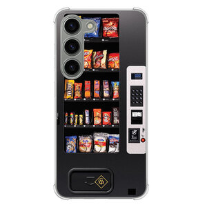 Casimoda Samsung Galaxy S23 siliconen shockproof hoesje - Snoepautomaat