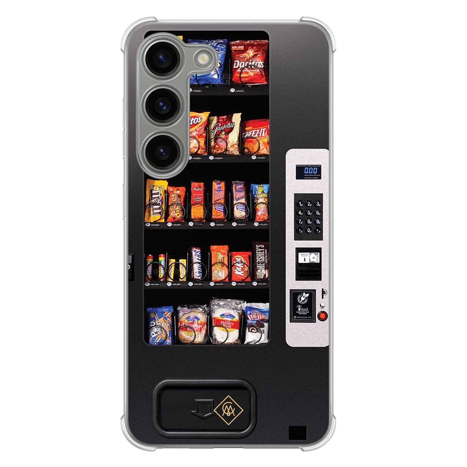 Samsung Galaxy S23 siliconen shockproof hoesje - Snoepautomaat