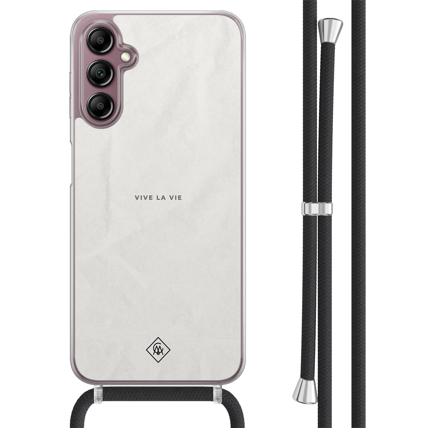Samsung Galaxy A14 hoesje met koord Vive la vie
