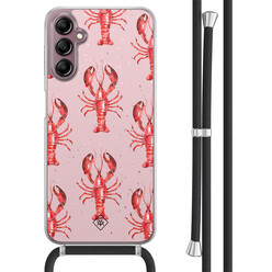 Casimoda Samsung Galaxy A14 hoesje met koord - Lobster