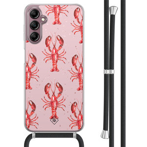 Casimoda Samsung Galaxy A14 hoesje met koord - Lobster