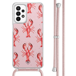 Casimoda Samsung Galaxy A23 hoesje met koord - Lobster