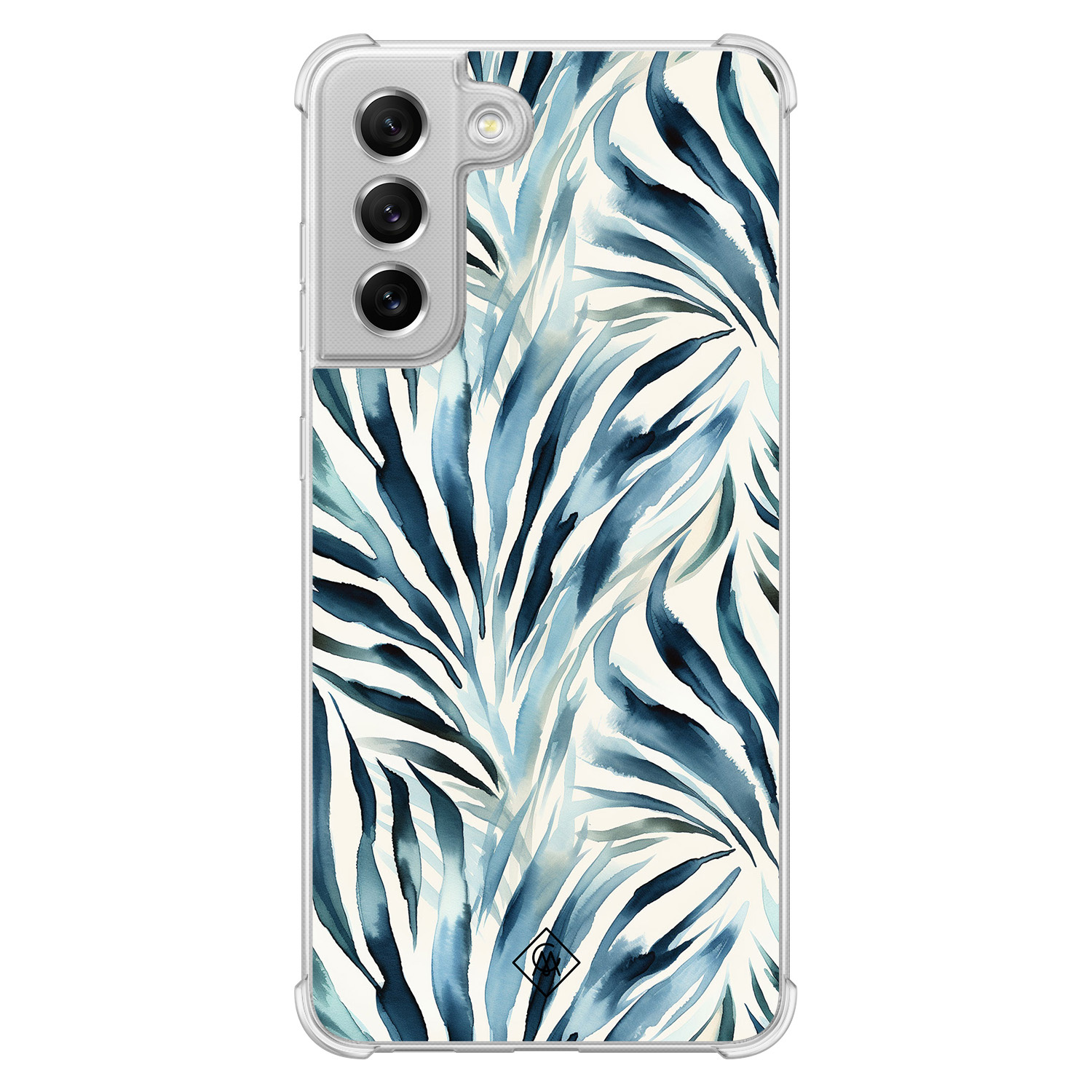 Samsung Galaxy S21 FE shockproof hoesje Japandi waves