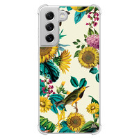 Casimoda Samsung Galaxy S21 FE shockproof hoesje - Sunflowers