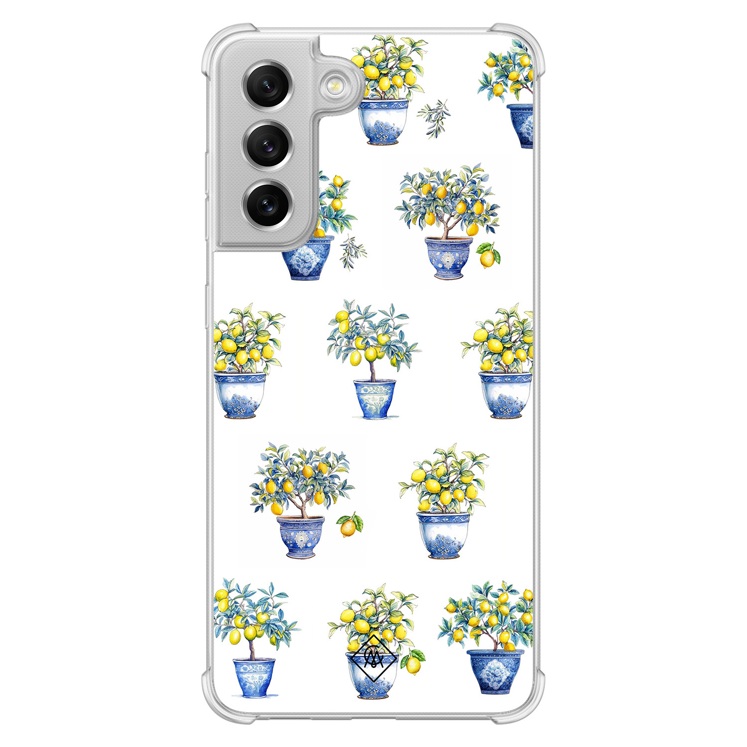 Samsung Galaxy S21 FE shockproof hoesje - Lemon trees