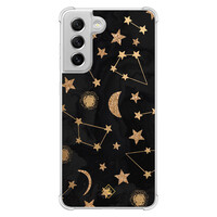 Casimoda Samsung Galaxy S21 FE shockproof hoesje - Counting the stars