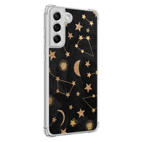 Casimoda Samsung Galaxy S21 FE shockproof hoesje - Counting the stars