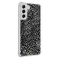 Casimoda Samsung Galaxy S21 FE shockproof hoesje - Black dots