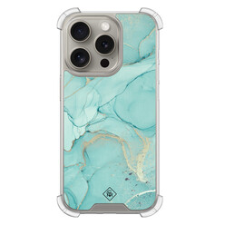 Casimoda iPhone 15 Pro shockproof hoesje - Touch of mint