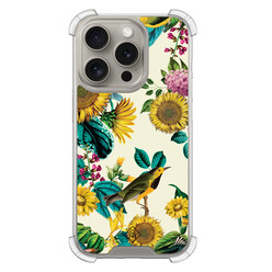Casimoda iPhone 15 Pro shockproof hoesje - Sunflowers