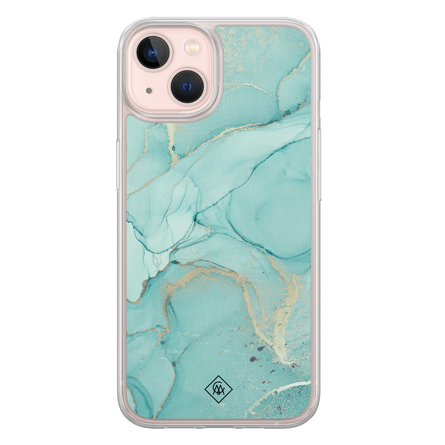 iPhone 13 hybride hoesje - Touch of mint