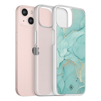Casimoda iPhone 13 hybride hoesje - Touch of mint