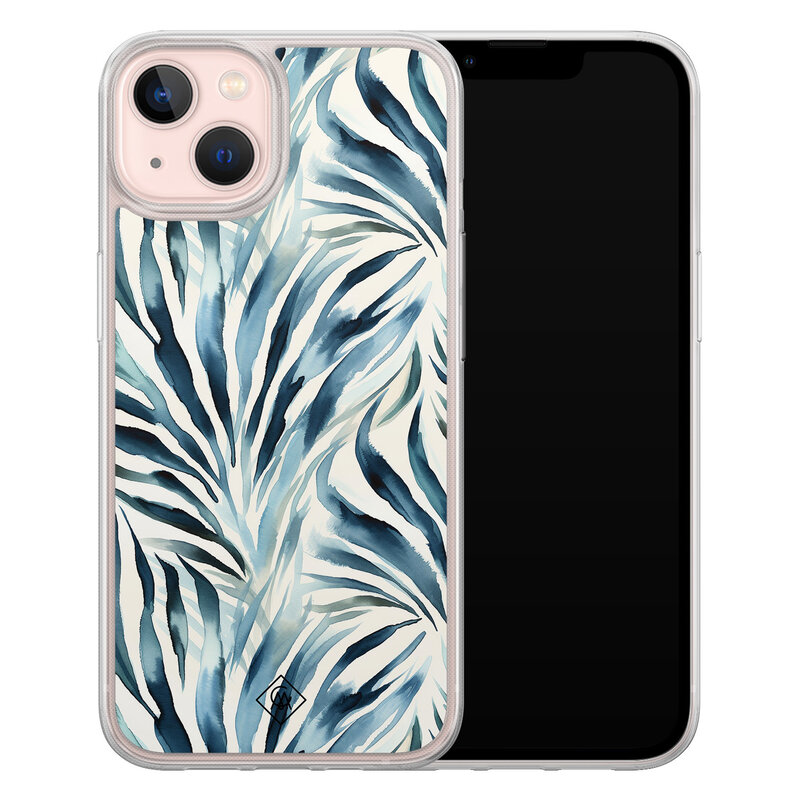 Casimoda iPhone 13 hybride hoesje - Japandi waves
