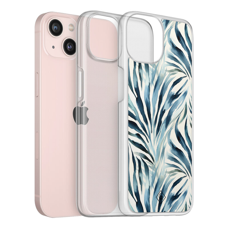 Casimoda iPhone 13 hybride hoesje - Japandi waves